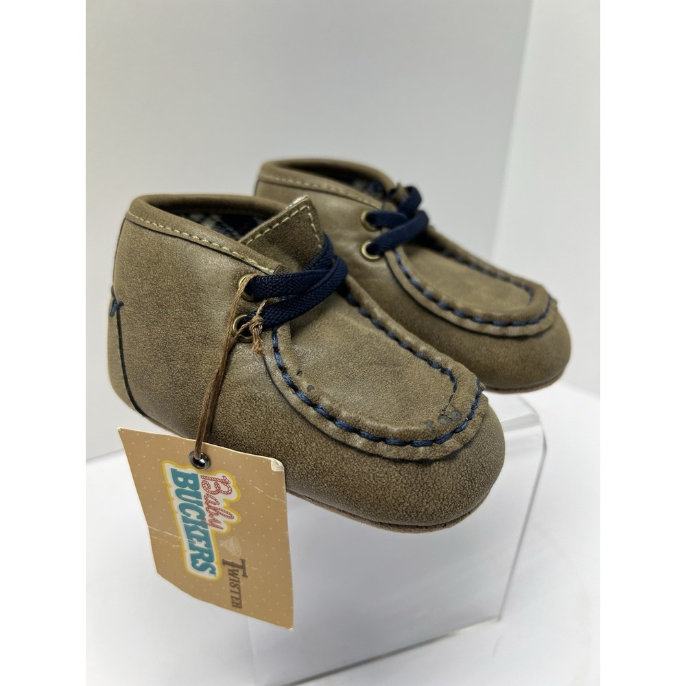 Baby‎ Buckers Twister Infant Shoes Moc Western NWT READ